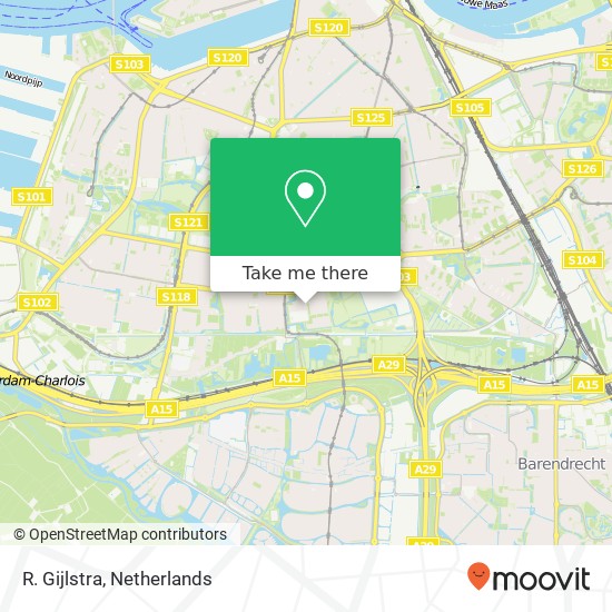 R. Gijlstra, Schuilenburg 99 3085 KX Rotterdam map