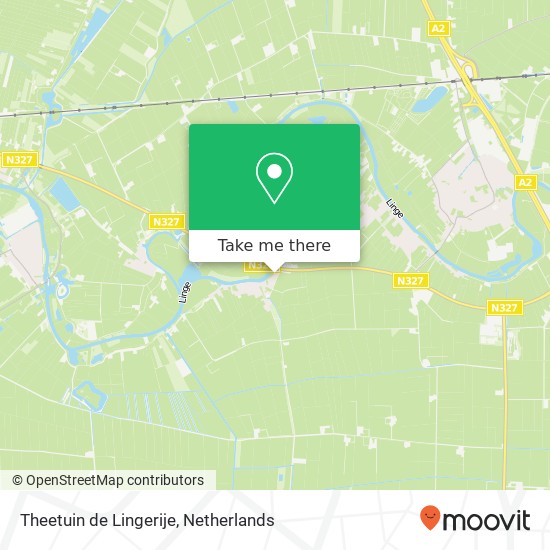 Theetuin de Lingerije, Lingedijk 17 4155 BA Geldermalsen map
