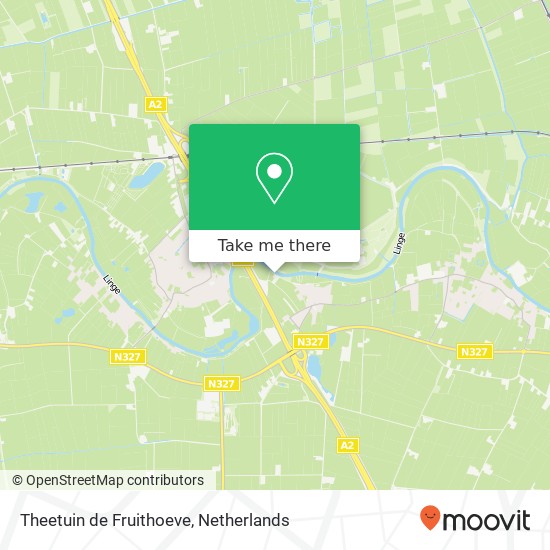 Theetuin de Fruithoeve, Kampsedijk 17 Karte