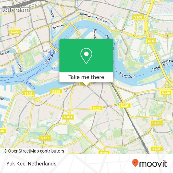 Yuk Kee, Hillevliet 11 3073 KG Rotterdam map