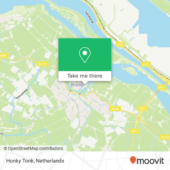 Honky Tonk, Slagveld 1 3231 AN Brielle map