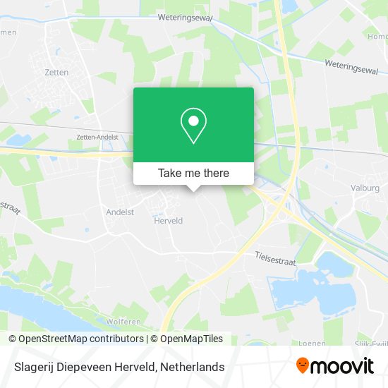 Slagerij Diepeveen Herveld Karte