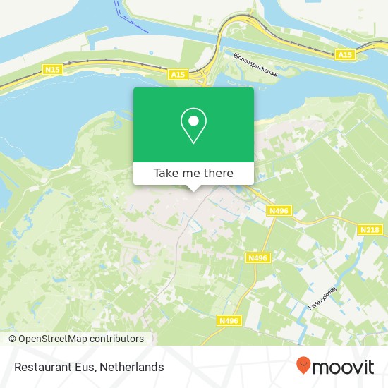 Restaurant Eus, Stationsweg 22A 3233 CT Oostvoorne map