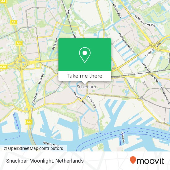 Snackbar Moonlight, Lange Kerkstraat 23A 3111 NN Schiedam Karte