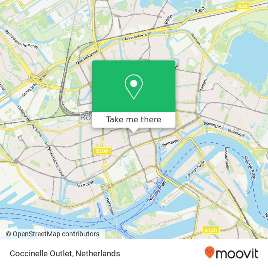 Coccinelle Outlet, Van Oldenbarneveltstraat 99 3012 GS Rotterdam map