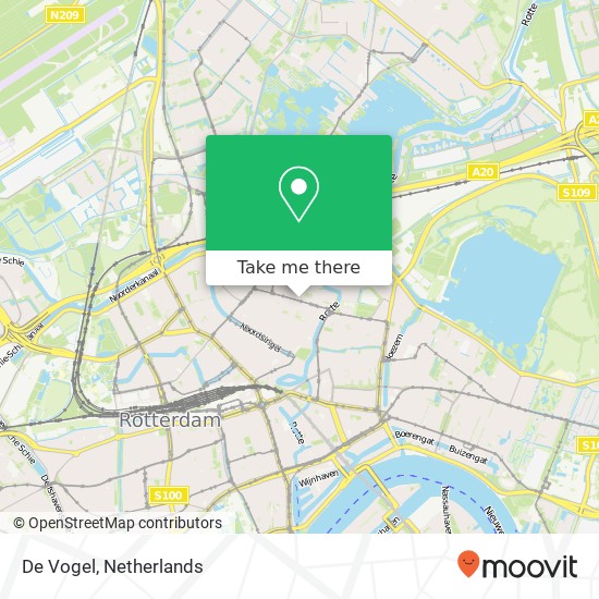 De Vogel, Zaagmolenstraat 61 3036 HD Rotterdam map