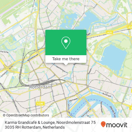 Karma Grandcafé & Lounge, Noordmolenstraat 75 3035 RH Rotterdam map