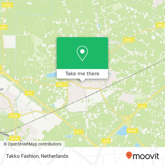 Takko Fashion, Hoofdstraat 11 6942 AP Montferland Karte