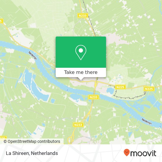 La Shireen, Herenstraat 45A 3911 JB Rhenen map