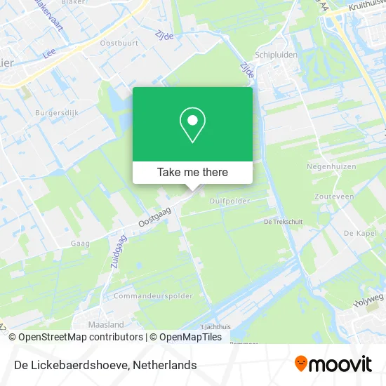 De Lickebaerdshoeve Karte