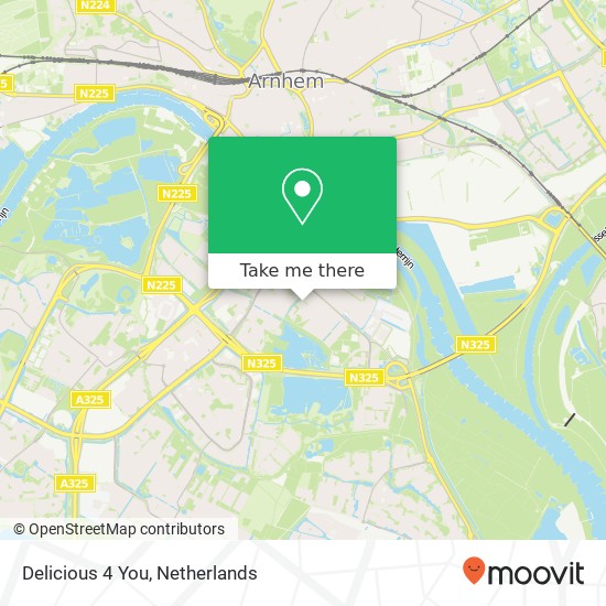 Delicious 4 You, Pijlkruidstraat 8 6832 JB Arnhem map