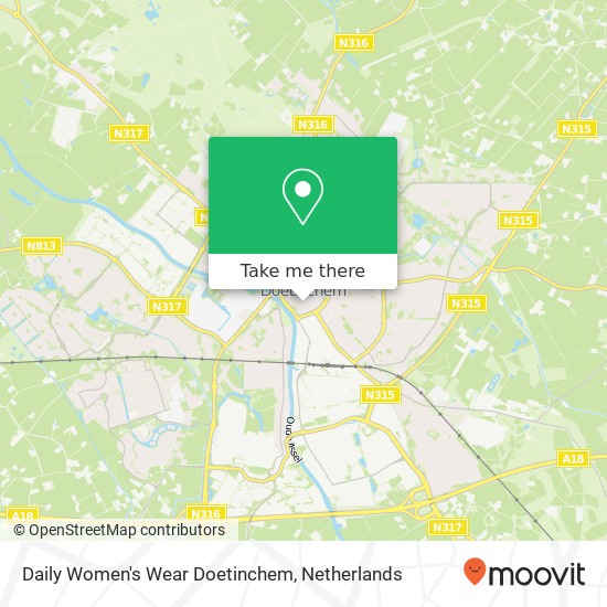 Daily Women's Wear Doetinchem, Boliestraat 32 7001 BC Doetinchem map