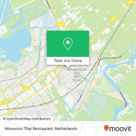 Monsoon Thai Restaurant, Dorpsstraat 56 2912 CB Nieuwerkerk aan den IJssel Karte