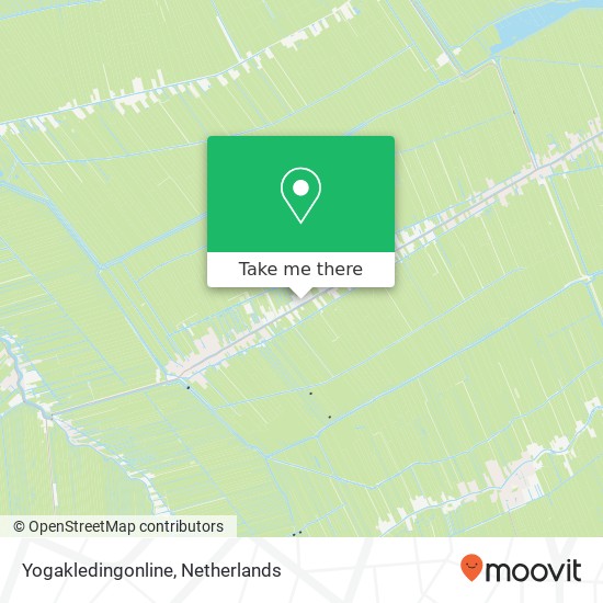Yogakledingonline, Noordzijdseweg 129 3415 RA Polsbroek map