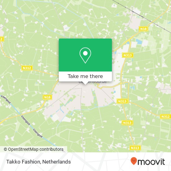 Takko Fashion, Korte Rapenburgsestraat 5 7131 DD Oost Gelre map