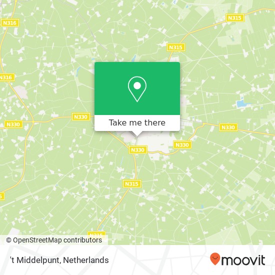 't Middelpunt, Doetinchemseweg 1 7021 BT Bronckhorst map