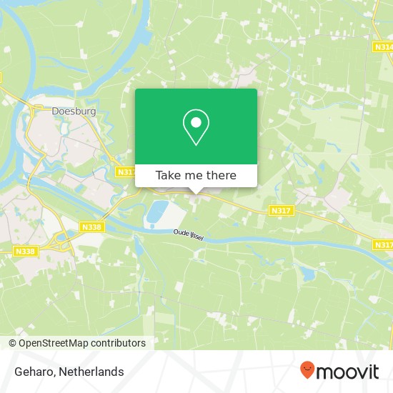Geharo, Rijksweg 24 6996 AC Drempt map