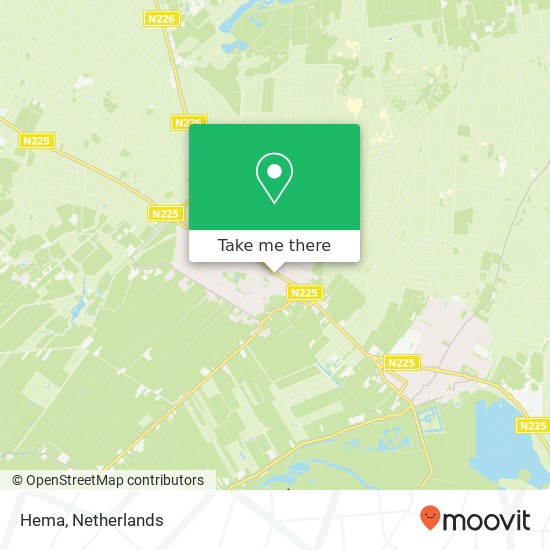 Hema, Rijksstraatweg 3956 CL Leersum map