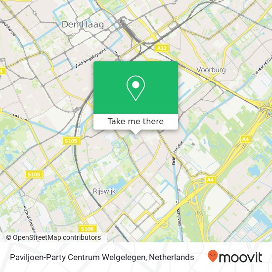 Paviljoen-Party Centrum Welgelegen, Laan Te Blotinghe 1 Rijswijk map