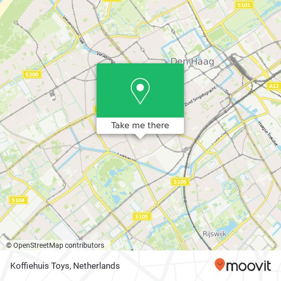 Koffiehuis Toys, Boerenstraat 89 2572 HV Den Haag map