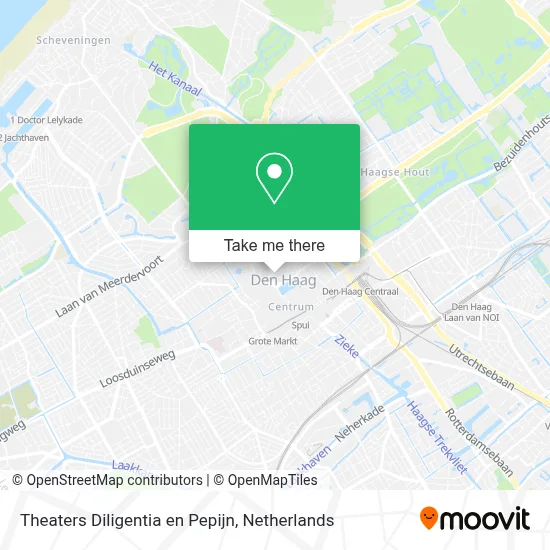 Theaters Diligentia en Pepijn map