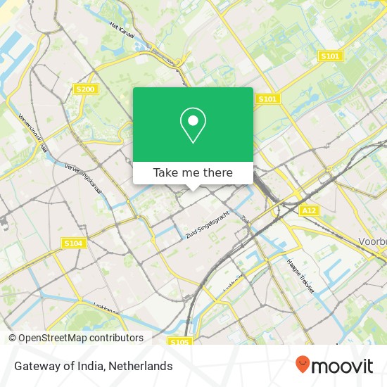 Gateway of India, Gortstraat 12 2511 AP Den Haag Karte