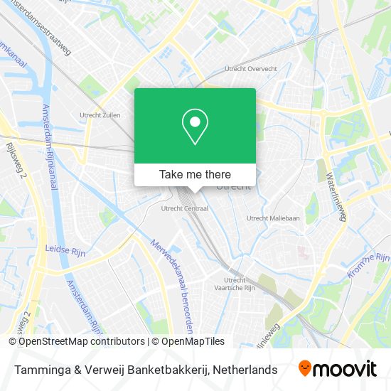 Tamminga & Verweij Banketbakkerij map