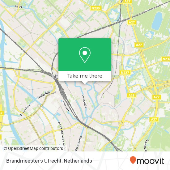 Brandmeester's Utrecht, Korte Jansstraat 5 3512 GM Utrecht Karte