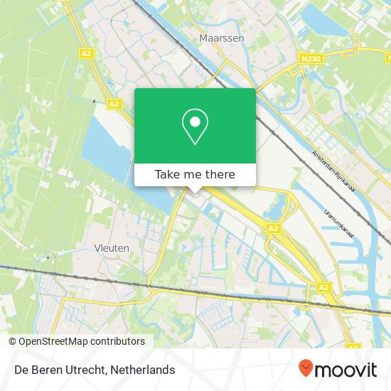 De Beren Utrecht, Proostwetering 80J 3543 AJ Utrecht Karte