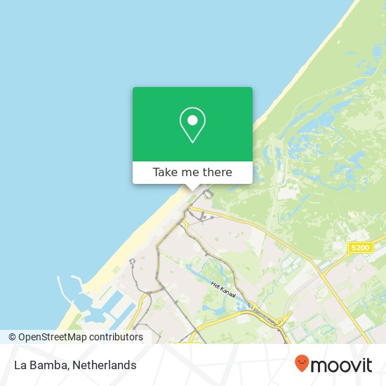 La Bamba, Strandweg 155 2586 JM Scheveningen Karte