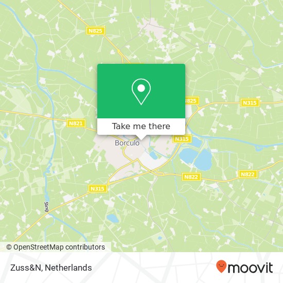 Zuss&N, Muraltplein 32A 7271 AW Borculo Karte