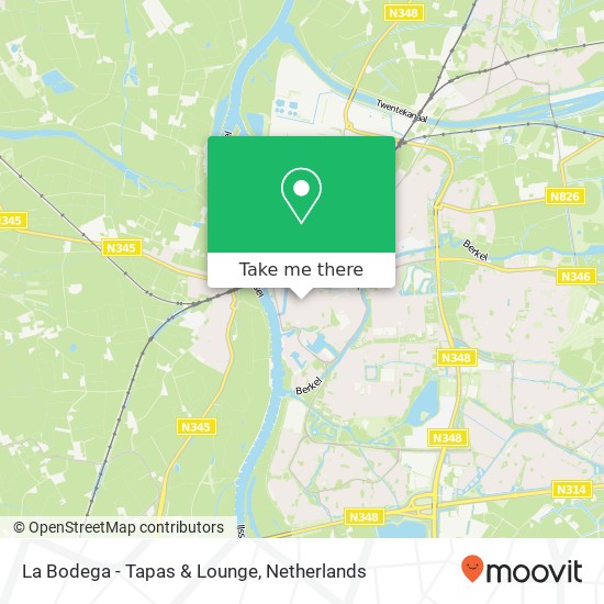 La Bodega - Tapas & Lounge, Groenmarkt 40 7201 HZ Zutphen map