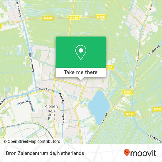 Bron Zalencentrum de map