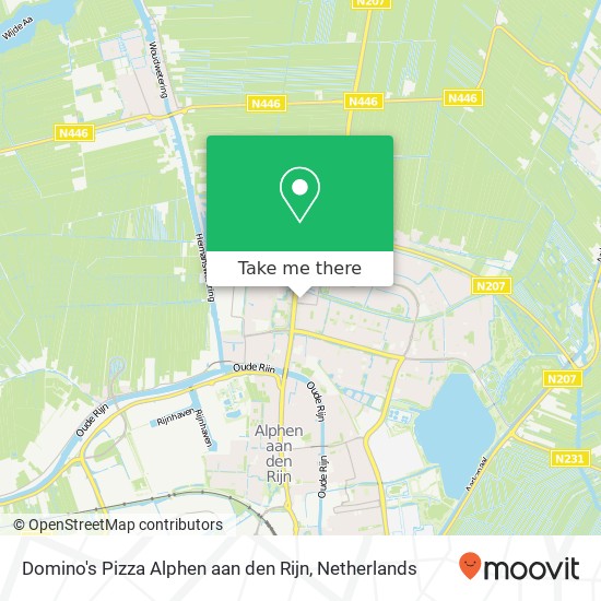 Domino's Pizza Alphen aan den Rijn, Concertweg 5 2402 JG Alphen aan den Rijn map