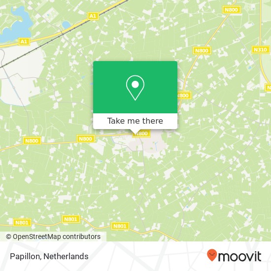 Papillon, Essenerweg 2 3774 CC Kootwijkerbroek map