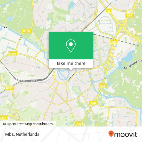 Mbs, Kamp 27 3811 AM Amersfoort map