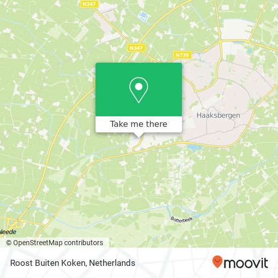 Roost Buiten Koken, Tolstraat 17 7482 DC Haaksbergen map