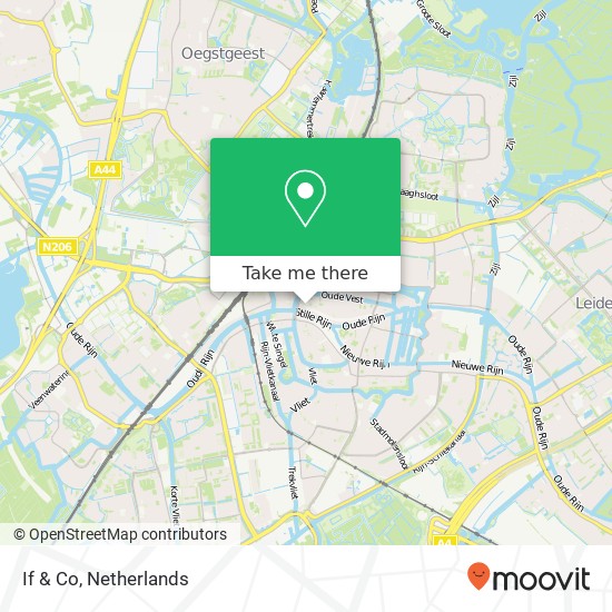 If & Co, Haarlemmerstraat 34 2312 GA Leiden map