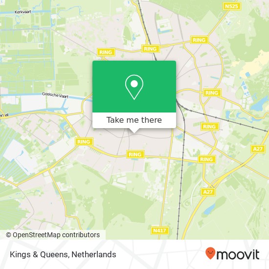 Kings & Queens, Gijsbrecht van Amstelstraat 141 1214 AX Hilversum map