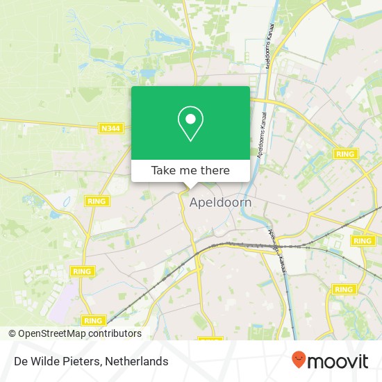 De Wilde Pieters, Hoofdstraat 175 7311 AZ Apeldoorn Karte