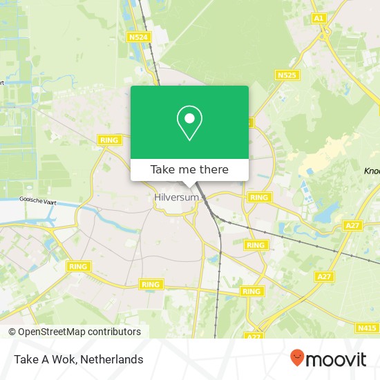 Take A Wok, Leeuwenstraat 24 1211 EV Hilversum map