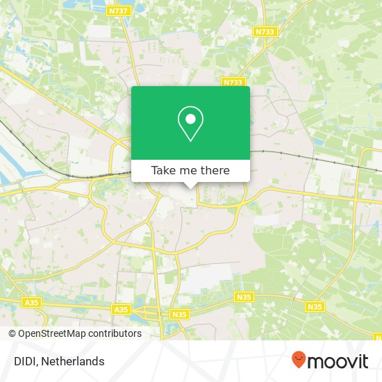 DIDI, Kalanderstraat 10 7511 HX Enschede map