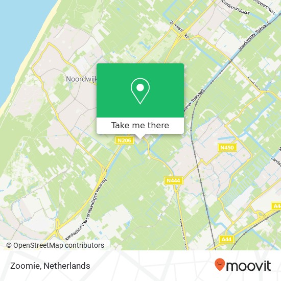 Zoomie, Van Berckelweg 38 2203 LB Noordwijk map