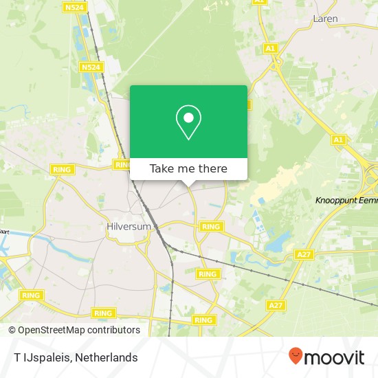 T IJspaleis, Jan van der Heijdenstraat 53 1223 BG Hilversum Karte