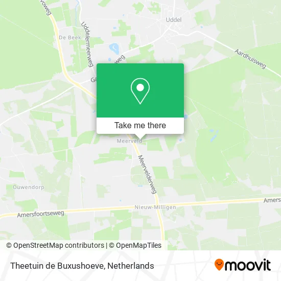 Theetuin de Buxushoeve Karte