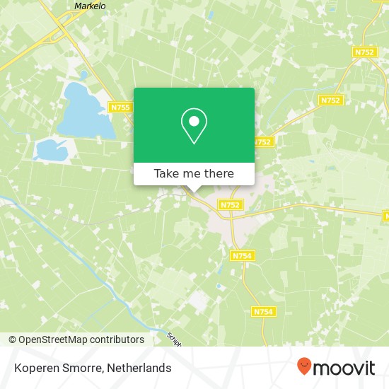 Koperen Smorre, Holterweg 20 7475 AW Hof van Twente map