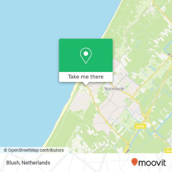 Blush, De Grent 4 2202 EK Noordwijk map