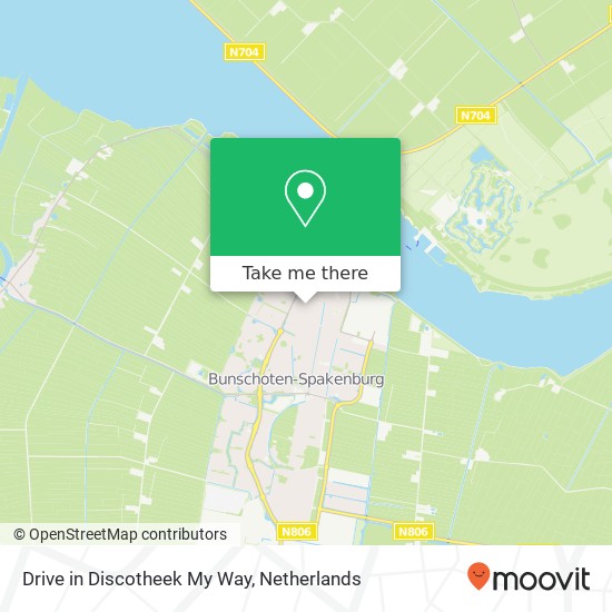 Drive in Discotheek My Way, Kuijperstraat 28 3752 BD Bunschoten Spakenburg Karte