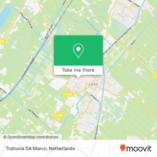 Trattoria DA Marco, Heereweg 207 2161 BE Lisse map