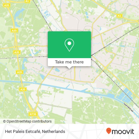 Het Paleis Eetcafé, Industriestraat 59 7553 CL Hengelo map